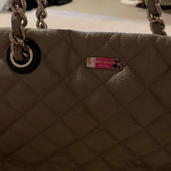Kate Spade quilted pebbled patent leather tote - Picture 7 of 9